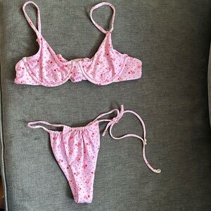 KASAKAI lovestruck bikini top-M bottoms-S